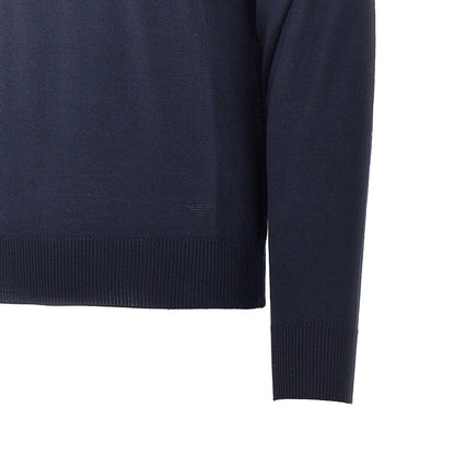 Emporio Armani Fine knit polo sweater