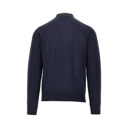 Emporio Armani Fine knit polo sweater