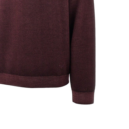 EMPORIO ARMANI Garment dyed wool crewneck sweater