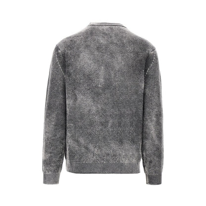 EMPORIO ARMANI Knitted sweater with faded effect