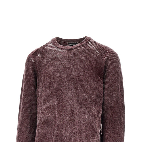 EMPORIO ARMANI Knitted sweater with faded effect