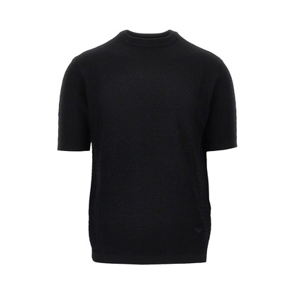 EMPORIO ARMANI Virgin wool knitted T-shirt