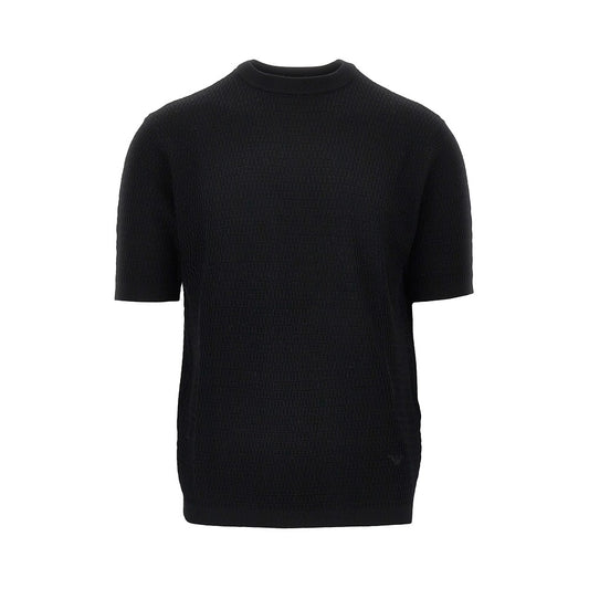 EMPORIO ARMANI Virgin wool knitted T-shirt