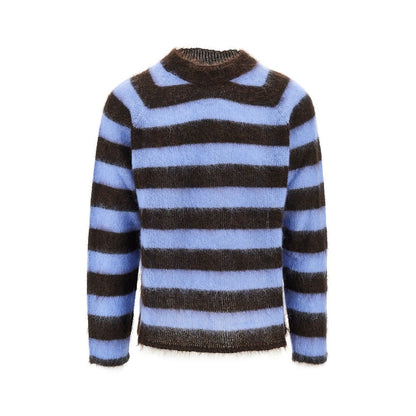 EMPORIO ARMANI Kniited sweater with striped motif
