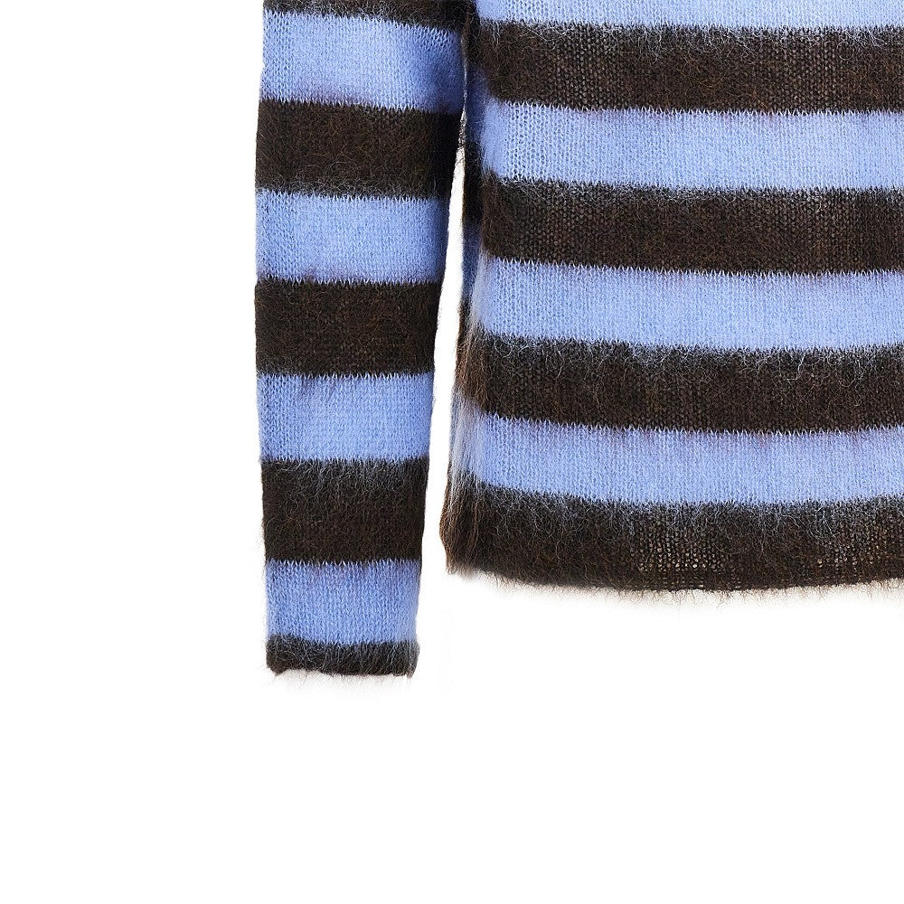 EMPORIO ARMANI Kniited sweater with striped motif
