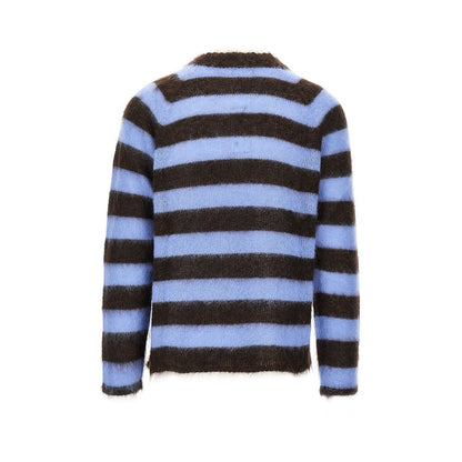 EMPORIO ARMANI Kniited sweater with striped motif
