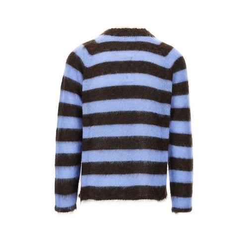 EMPORIO ARMANI Kniited sweater with striped motif