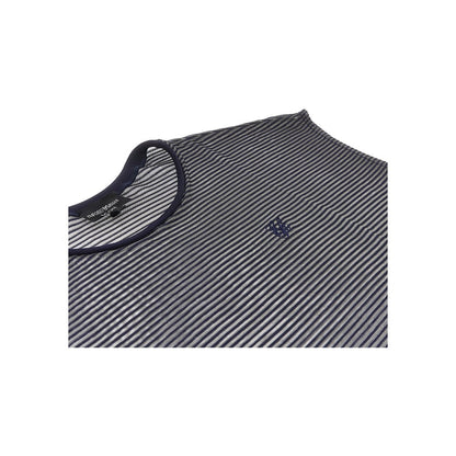 EMPORIO ARMANI ICON striped knitted top