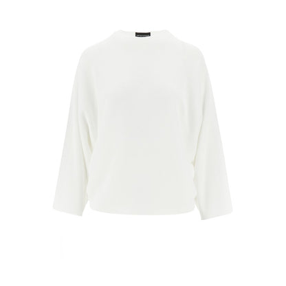 EMPORIO ARMANI Knitted top with batwing sleeves