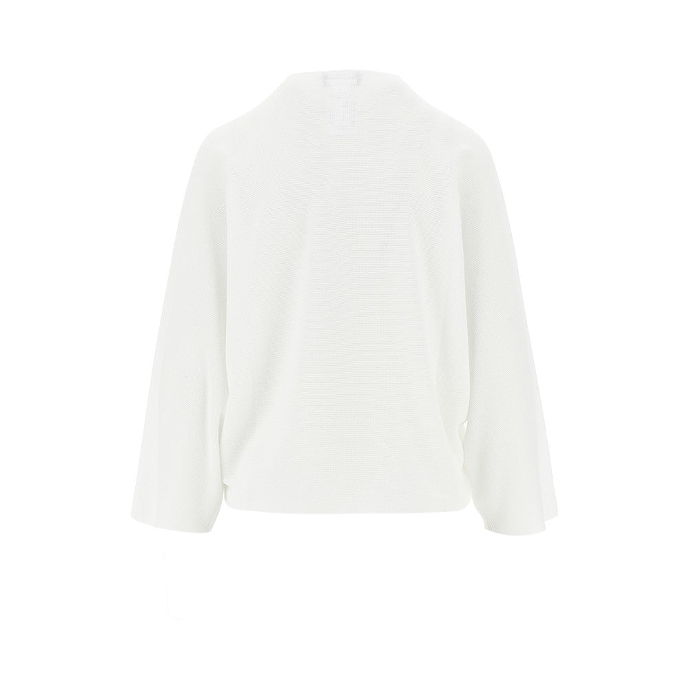 EMPORIO ARMANI Knitted top with batwing sleeves