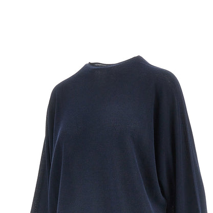 EMPORIO ARMANI Knitted top with batwing sleeves