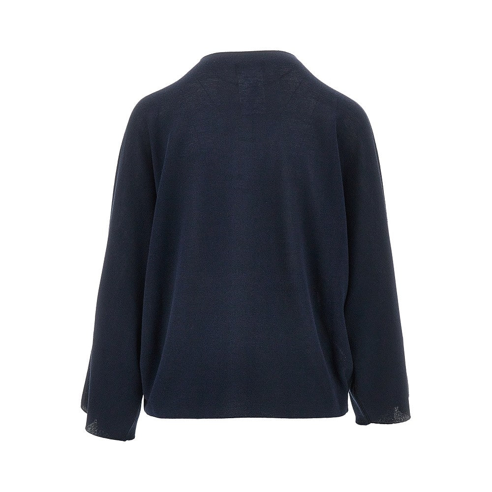 EMPORIO ARMANI Knitted top with batwing sleeves