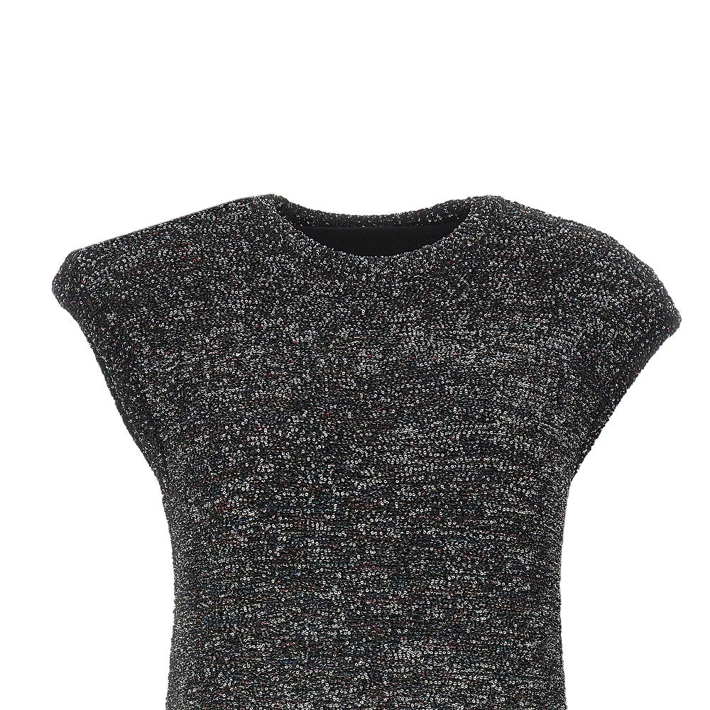 EMPORIO ARMANI Sequinned knit top