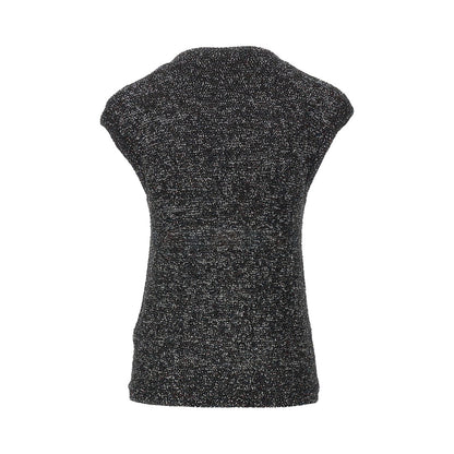 EMPORIO ARMANI Sequinned knit top