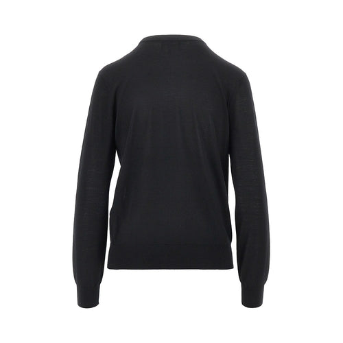 EMPORIO ARMANI Strass Eagle motif wool sweater