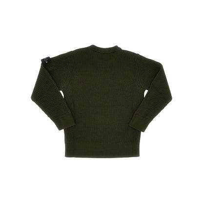 STONE ISLAND English rib wool sweater