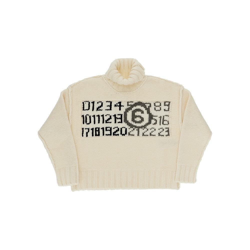 MM6 Maison Margiela Wool-blend turtleneck sweater