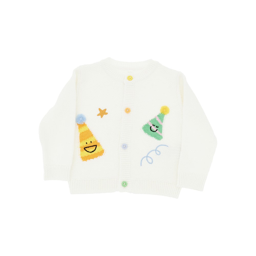 STELLA MCCARTNEY Party intarsia cotton cardigan
