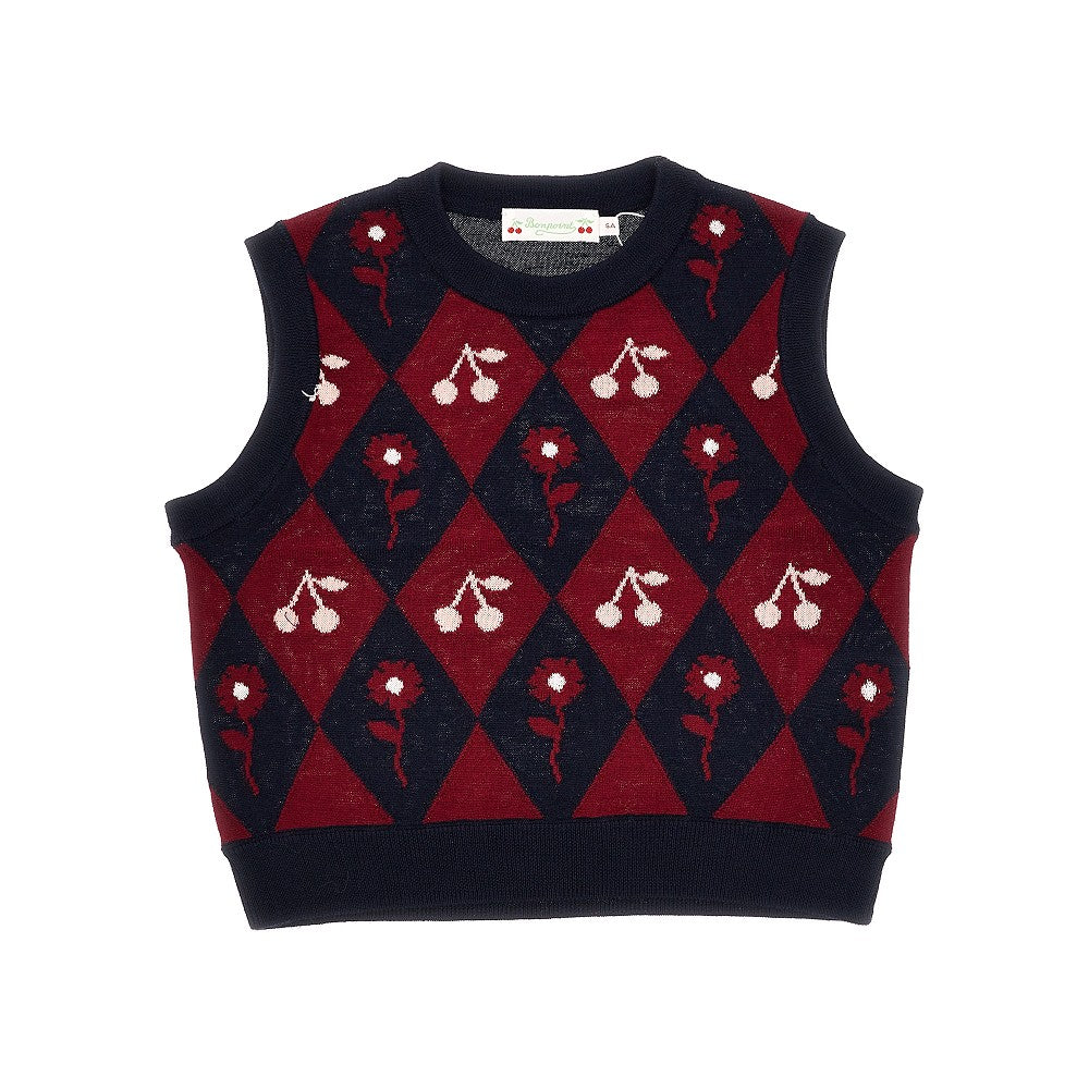 Bonpoint 'Maelle' wool knit vest