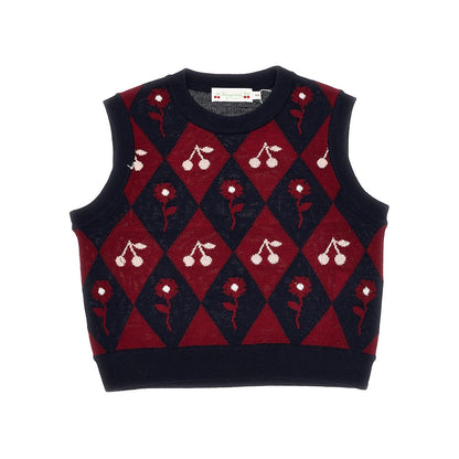 Bonpoint 'Maelle' wool knit vest