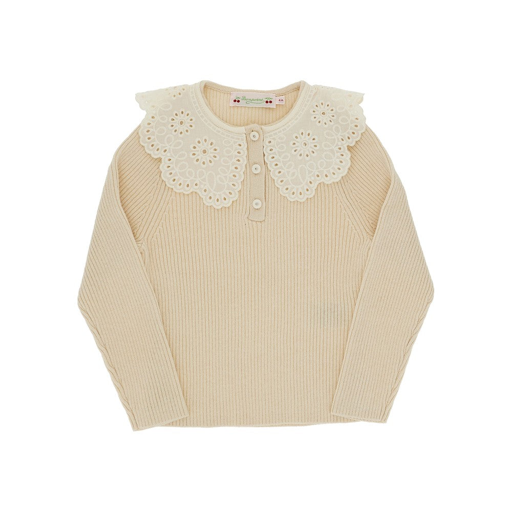 Bonpoint 'Maud' sweater with Claudine collar