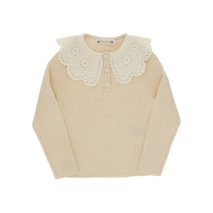 Bonpoint 'Maud' sweater with Claudine collar