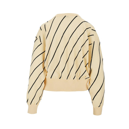 VERSACE Knitted cardigan with logo embroidery