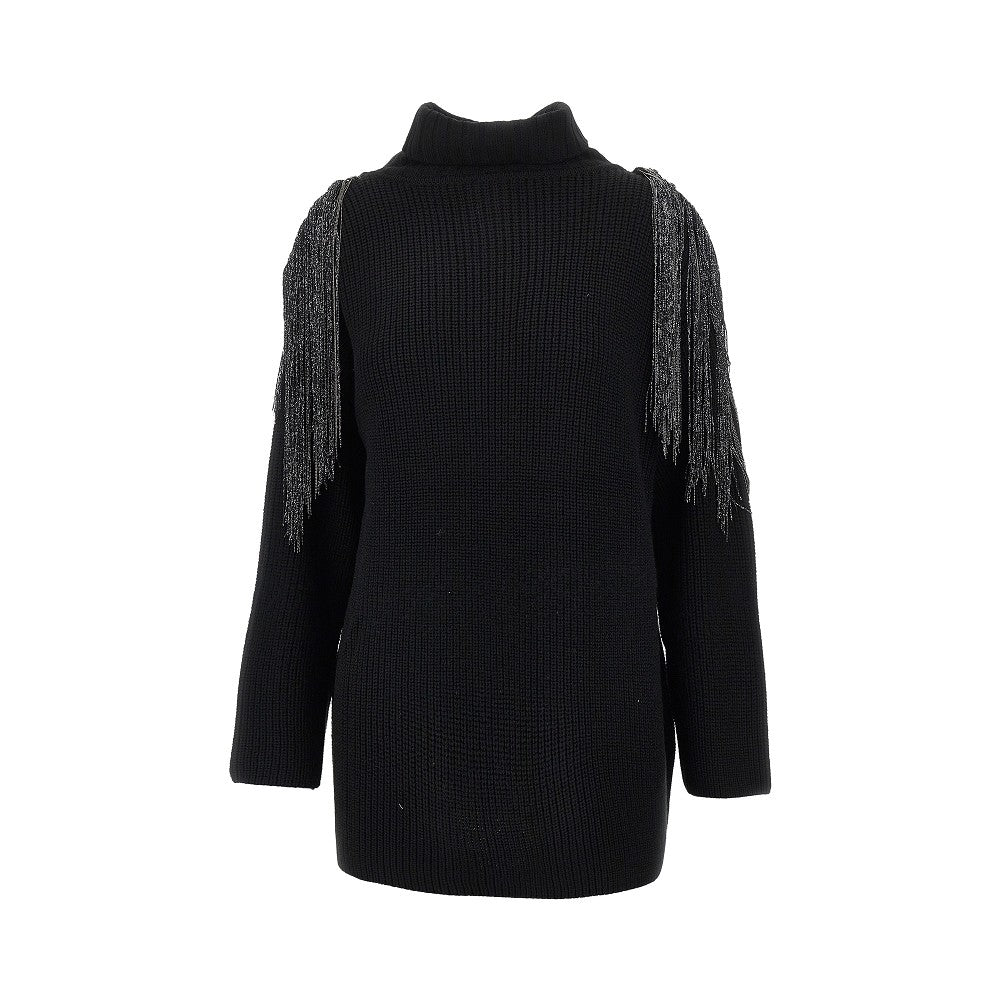 PINKO Wool-blend long cardigan