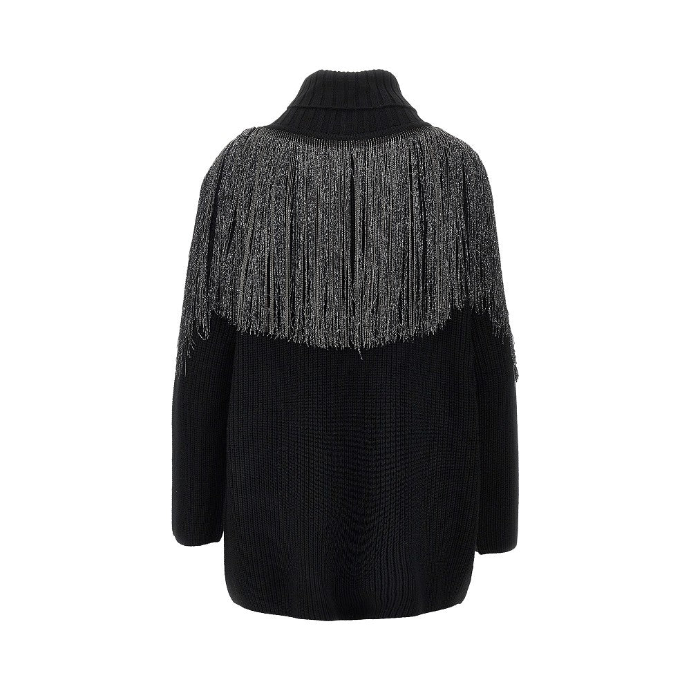 PINKO Wool-blend long cardigan