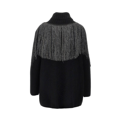PINKO Wool-blend long cardigan