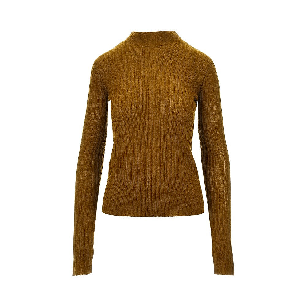 PINKO Ribbed wool top