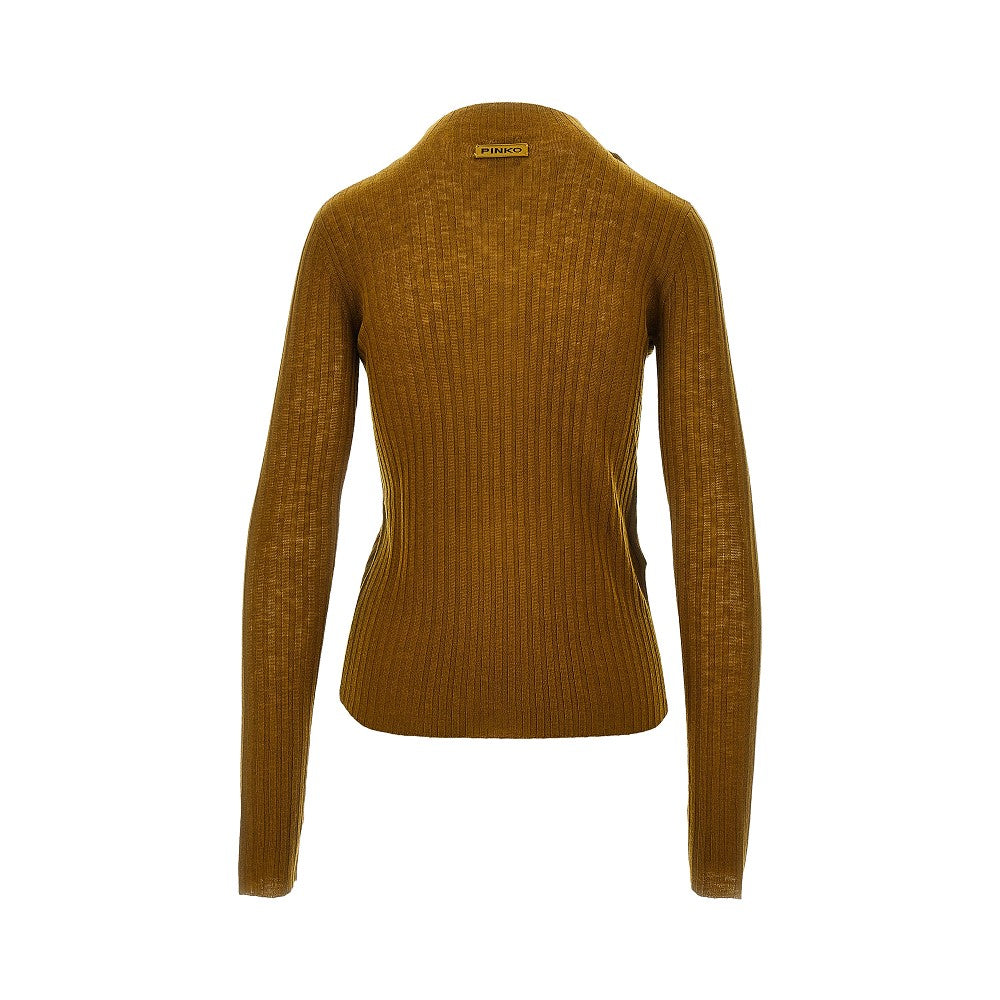 PINKO Ribbed wool top