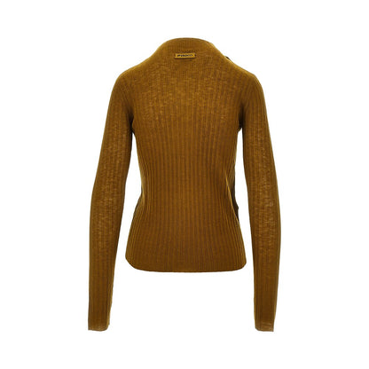 PINKO Ribbed wool top