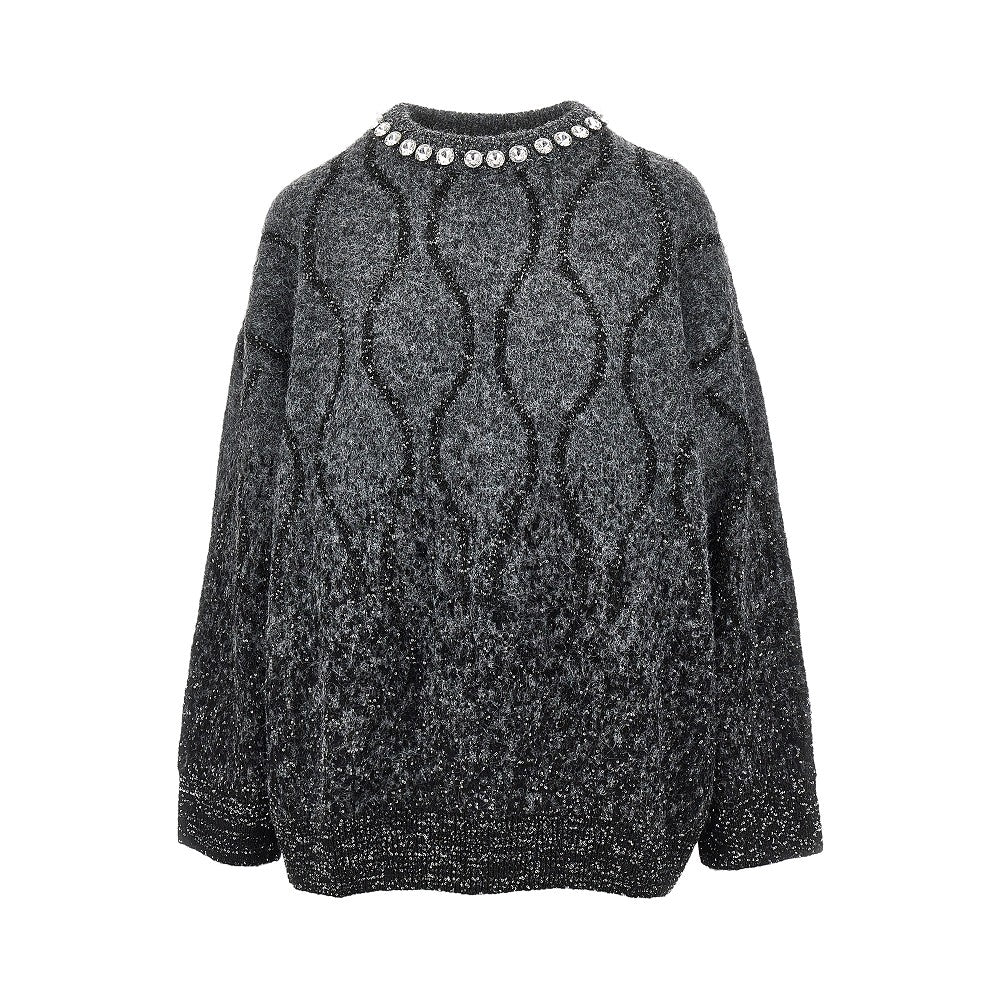 PINKO Knitted sweater with sequins