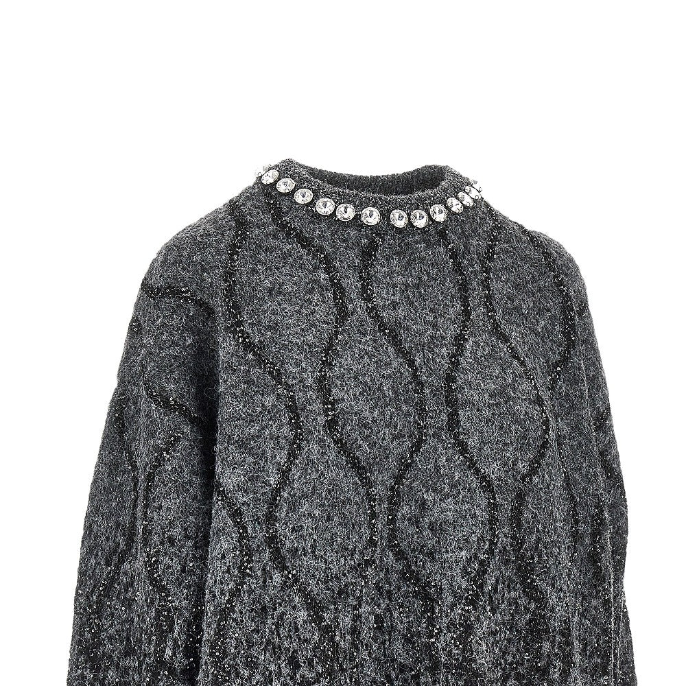 PINKO Knitted sweater with sequins
