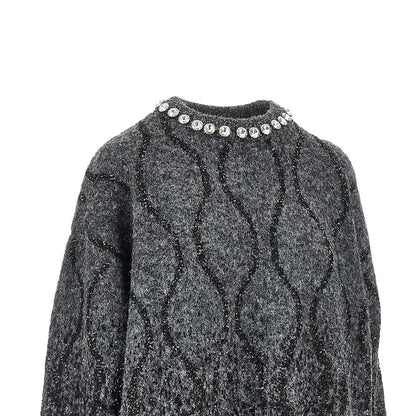 PINKO Knitted sweater with sequins