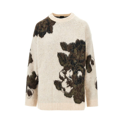 PINKO Jacquard wool and alpaca blend sweater
