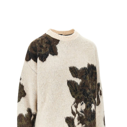 PINKO Jacquard wool and alpaca blend sweater