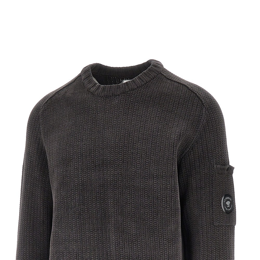 C.P. Company Cotton chenille crewneck sweater