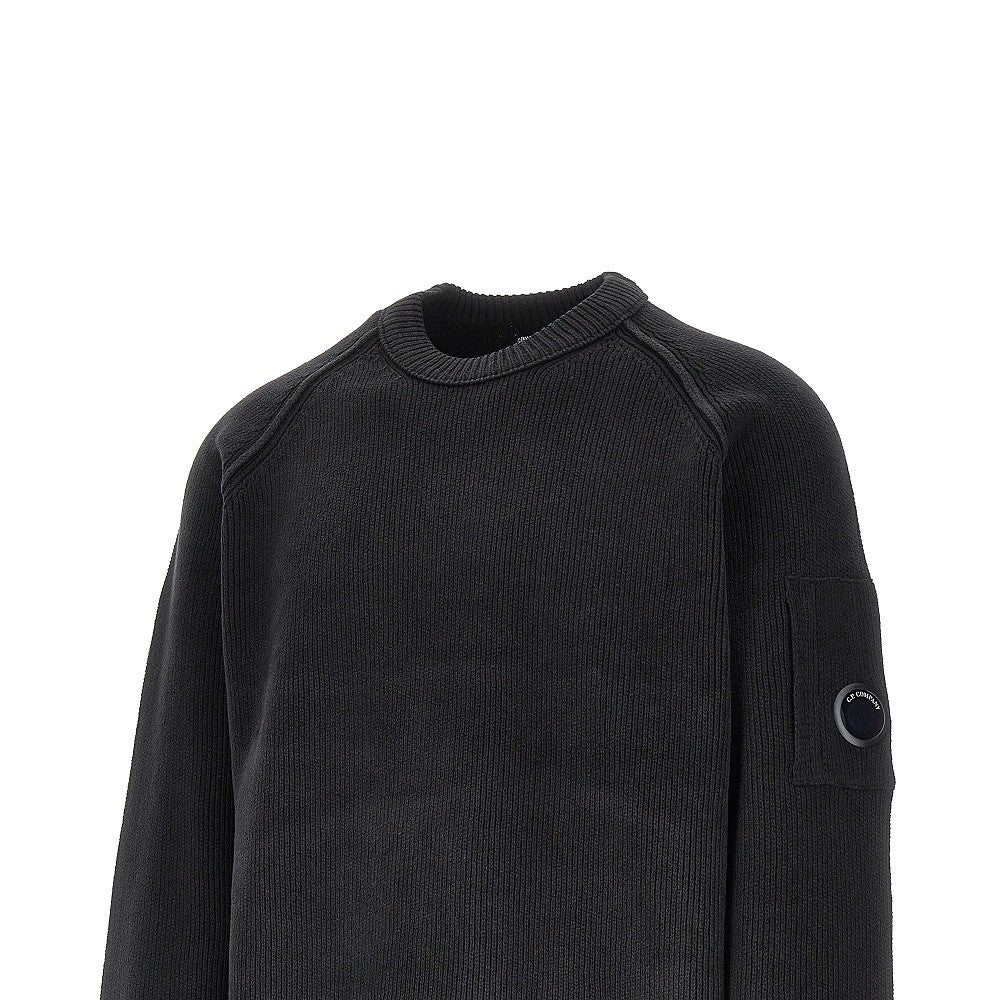 C.P. Company Cotton chenille crewneck sweater