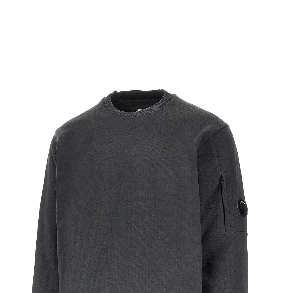 C.P. Company Crewneck cotton sweatshirt with NFC Lens