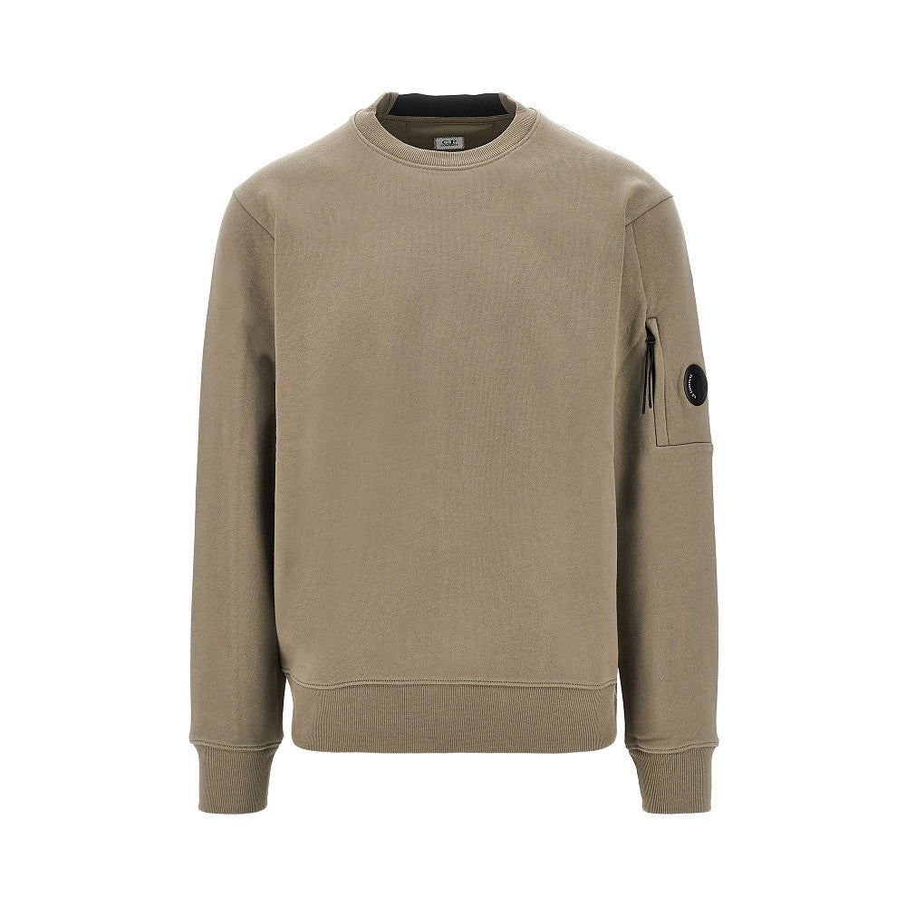 C.P. Company Crewneck cotton sweatshirt with NFC Lens