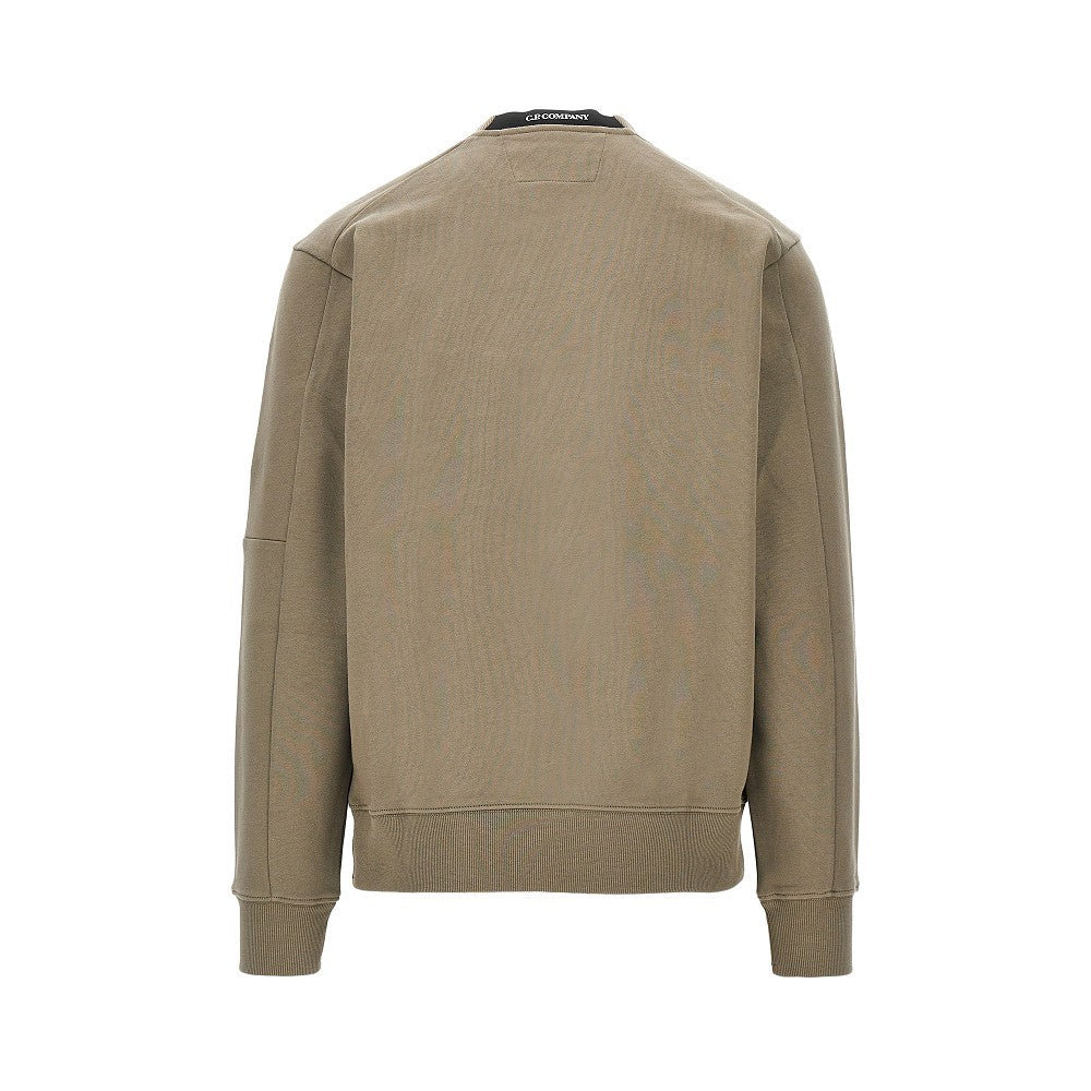 C.P. Company Crewneck cotton sweatshirt with NFC Lens