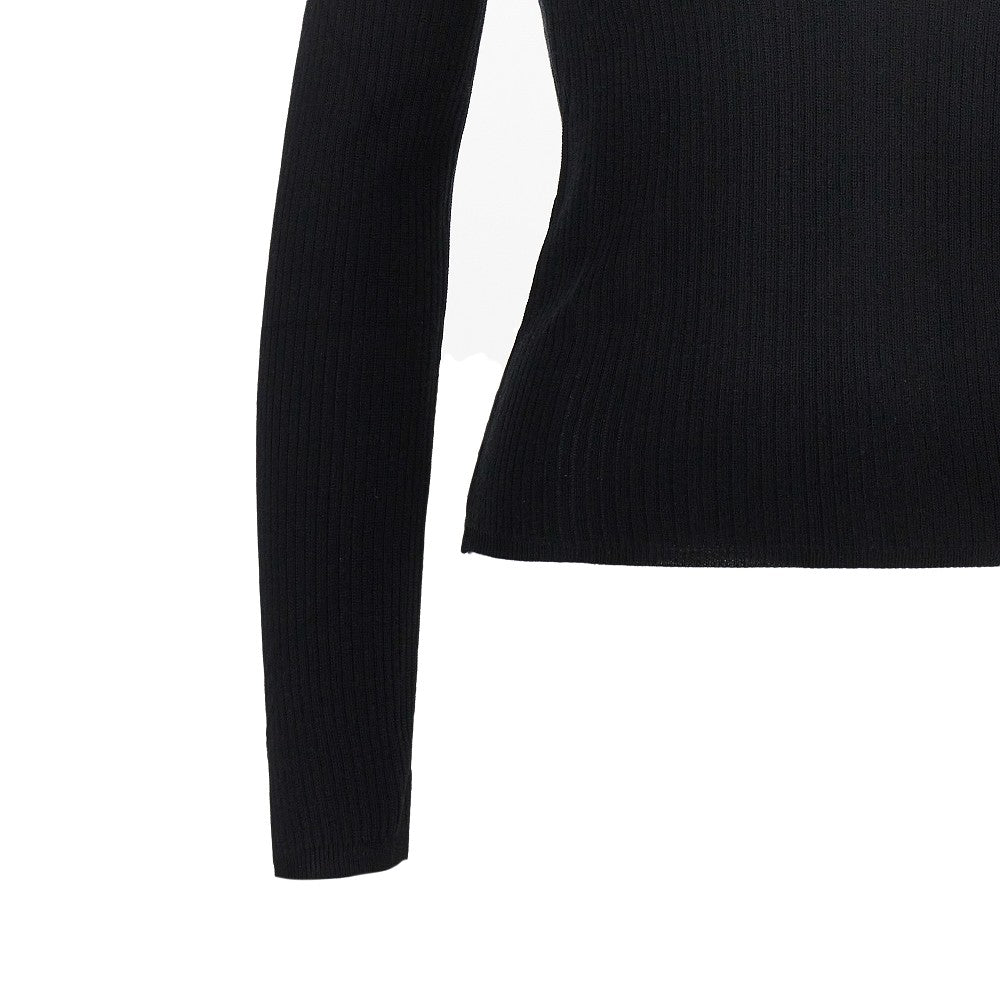 MAX MARA Cashmere and silk-blend knitted polo shirt