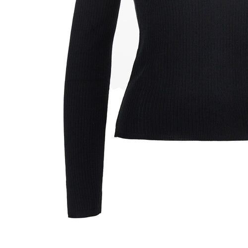 MAX MARA Cashmere and silk-blend knitted polo shirt
