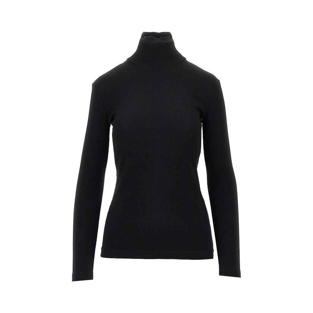 MAX MARA Wool jersey turtleneck top