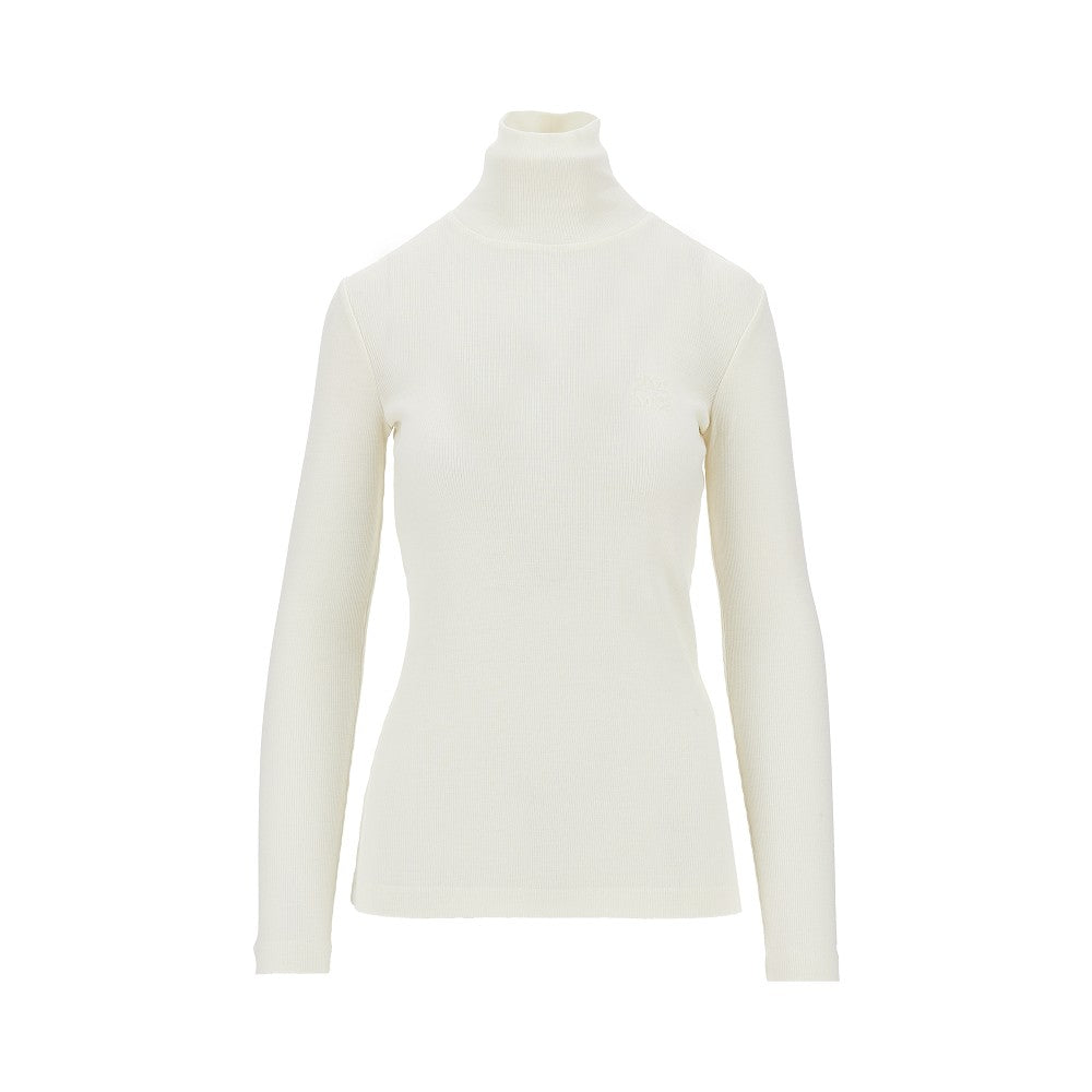 MAX MARA Wool jersey turtleneck top