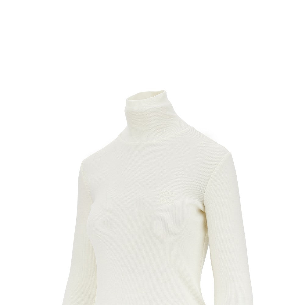 MAX MARA Wool jersey turtleneck top