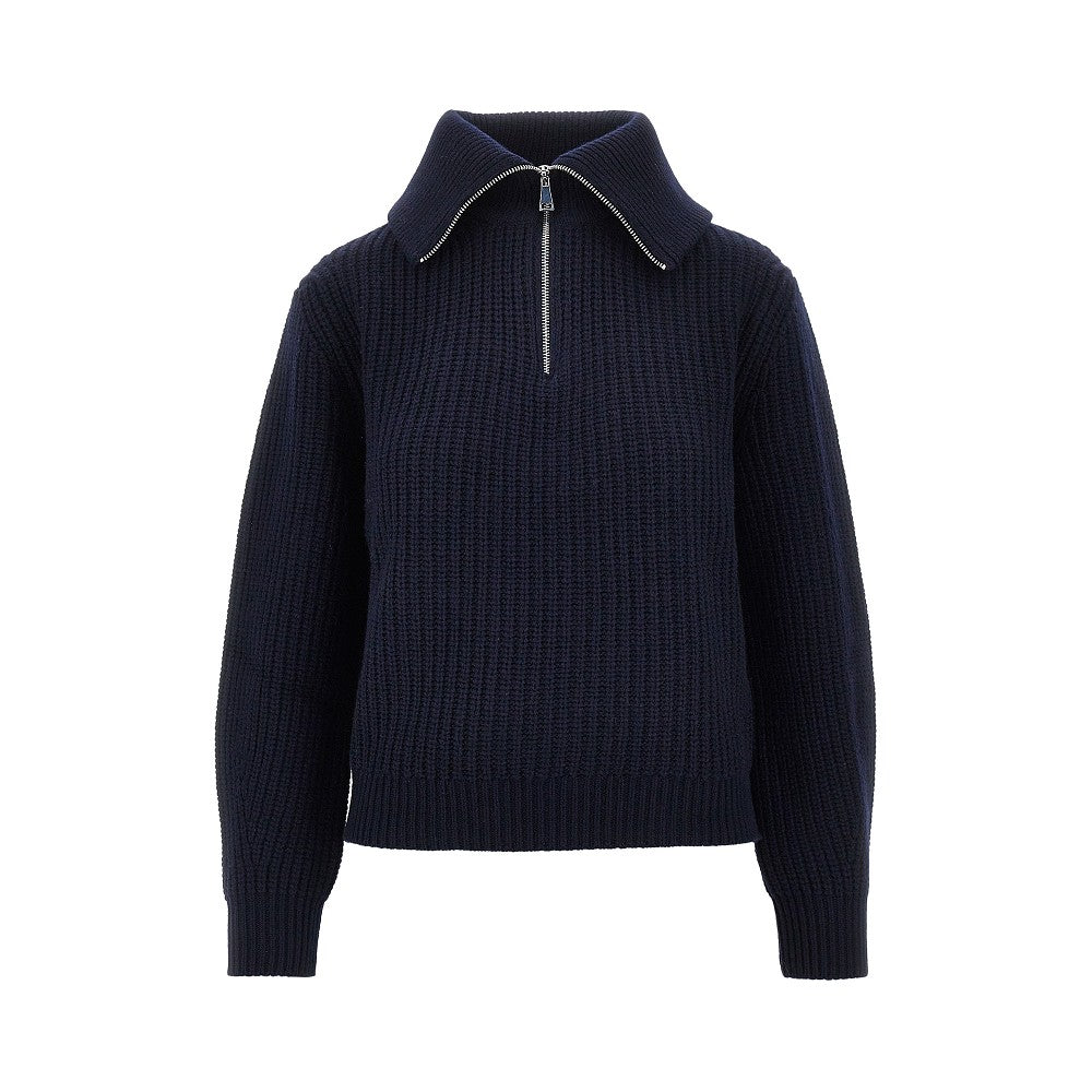Weekend Max Mara Half-zip wool sweater