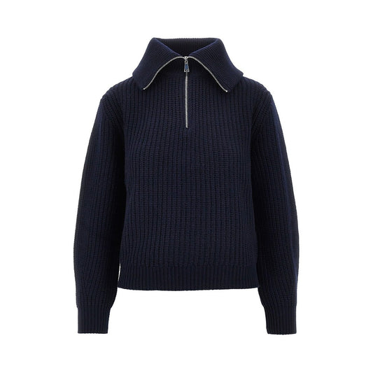 Weekend Max Mara Half-zip wool sweater